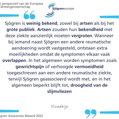 Sjogren Awareness Month 24